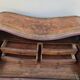 Louis XV style lady's desk in marquetry and bronze