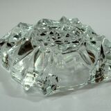 Lead crystal glass ashtray
