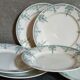 Six old plates iron earth of lunéville model lugano late nineteenth