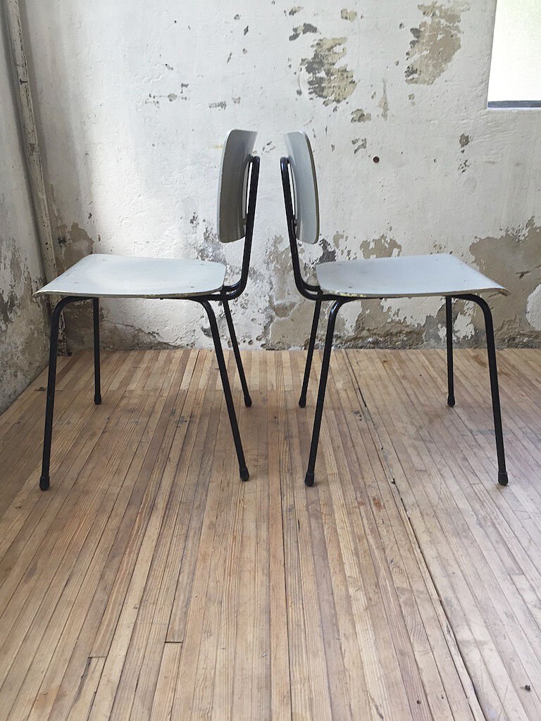 Pair of chairs by Willy Van Der Meeren