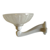 Art Deco wall light in porcelain and glass paste - 1930s/40s