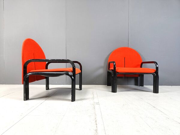 Paire de fauteuils Gae Aulenti '54 L' pour Knoll International, années 1970