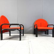 Pair of Gae Aulenti '54 L' Armchairs for Knoll International, 1970s