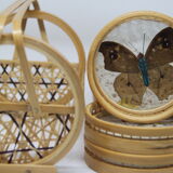 Rattan butterfly coaster door