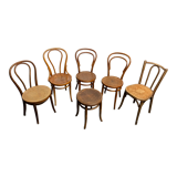 Set of 5 bistro chairs + 1 stool