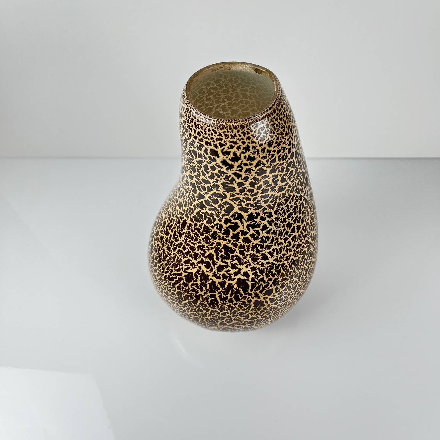 Vase with crackle decoration, Spain, 1990