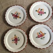 Series of 8 dessert plates