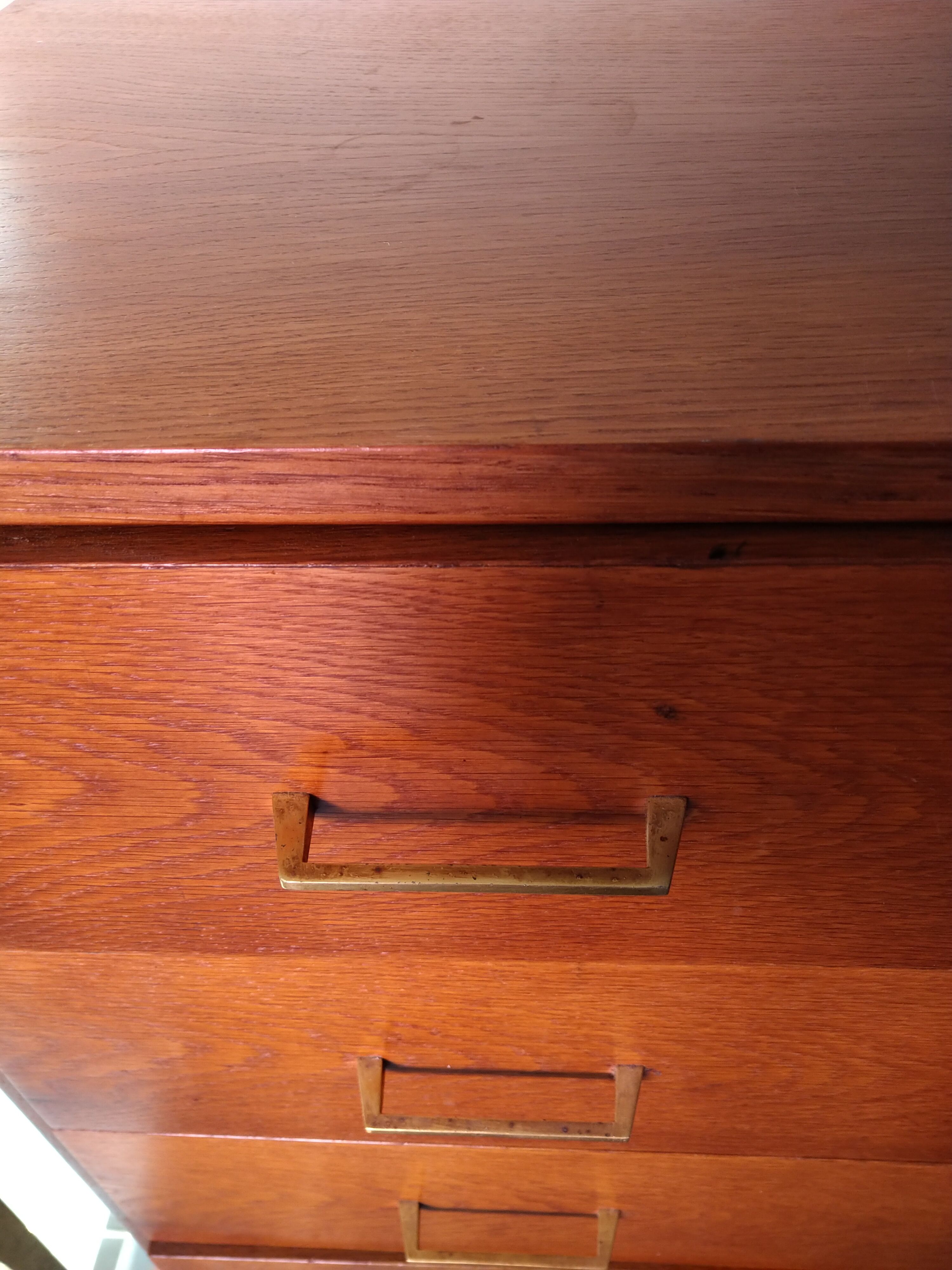 Commode vintage pieds compas