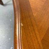 Vintage Louis XV style nesting tables in cherry wood