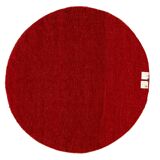 Scandinavian design rya rug by Karin Bernholm. Round, dia 196-198 cm (77-78 in)