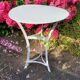 Iron garden coffee table / pedestal table