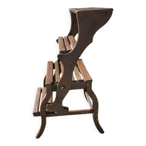 Chaise, escabeau de bibliothèque