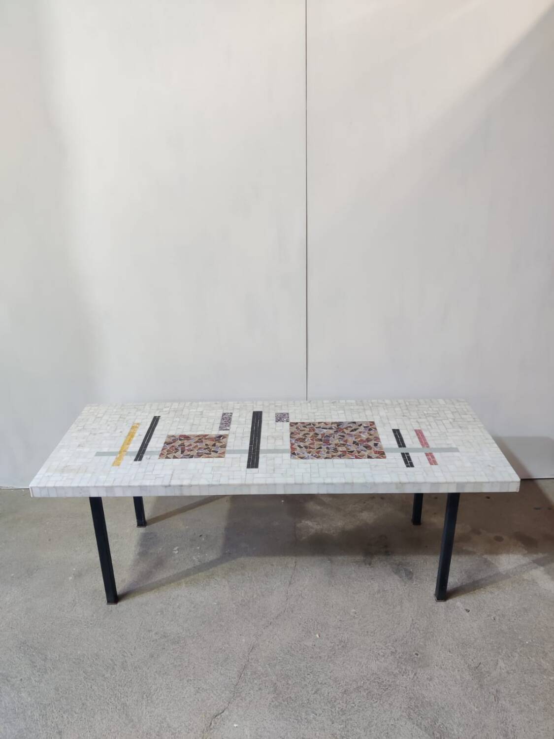 Vintage mosaic coffee table