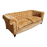 Chesterfield velvet sofa 50'