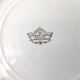 Set of 11 flat plates porcelain from Limoges