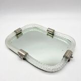 Venetian "dishcloth" mirror in Murano glass, 1960s