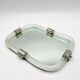 Venetian "dishcloth" mirror in Murano glass, 1960s