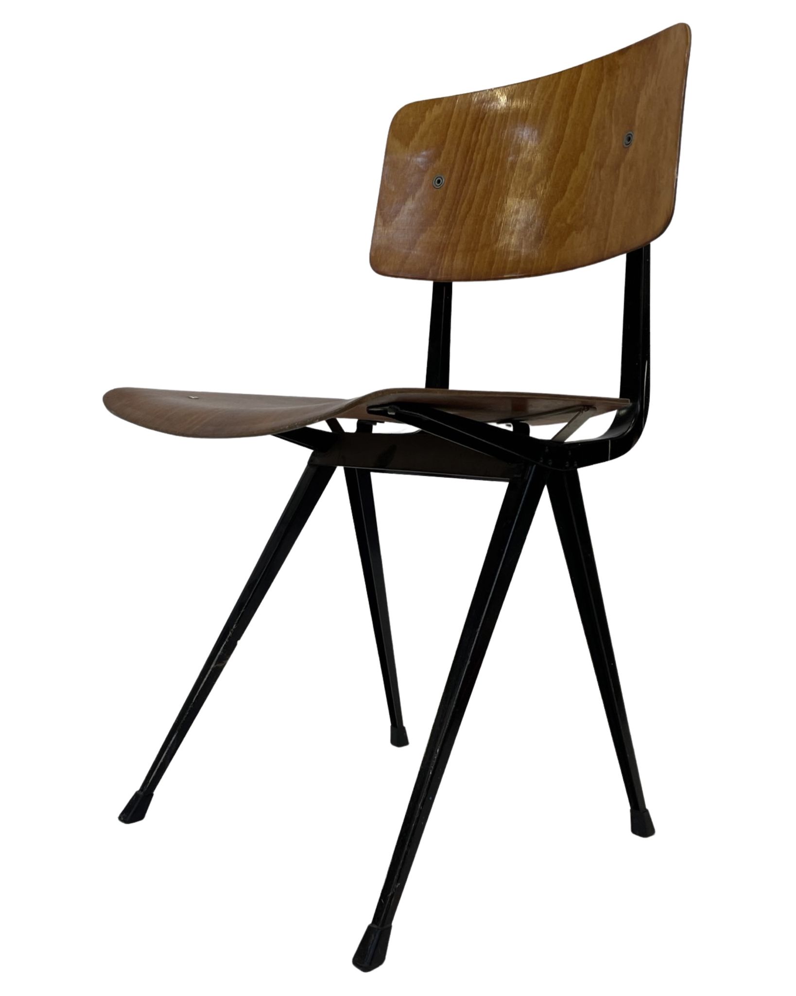 Result Chair by Friso Kramer for Ahrend De Cirkel, 1970 in black