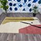 Handmade traditional Beni Ouarain rug, colourful, 150/250 cm.