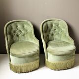 Pair of armchairs toad vintage