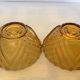 Two bowl cups pavilions Belgium Art Deco