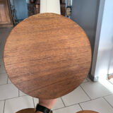 Lot of vintage wooden tripod stools