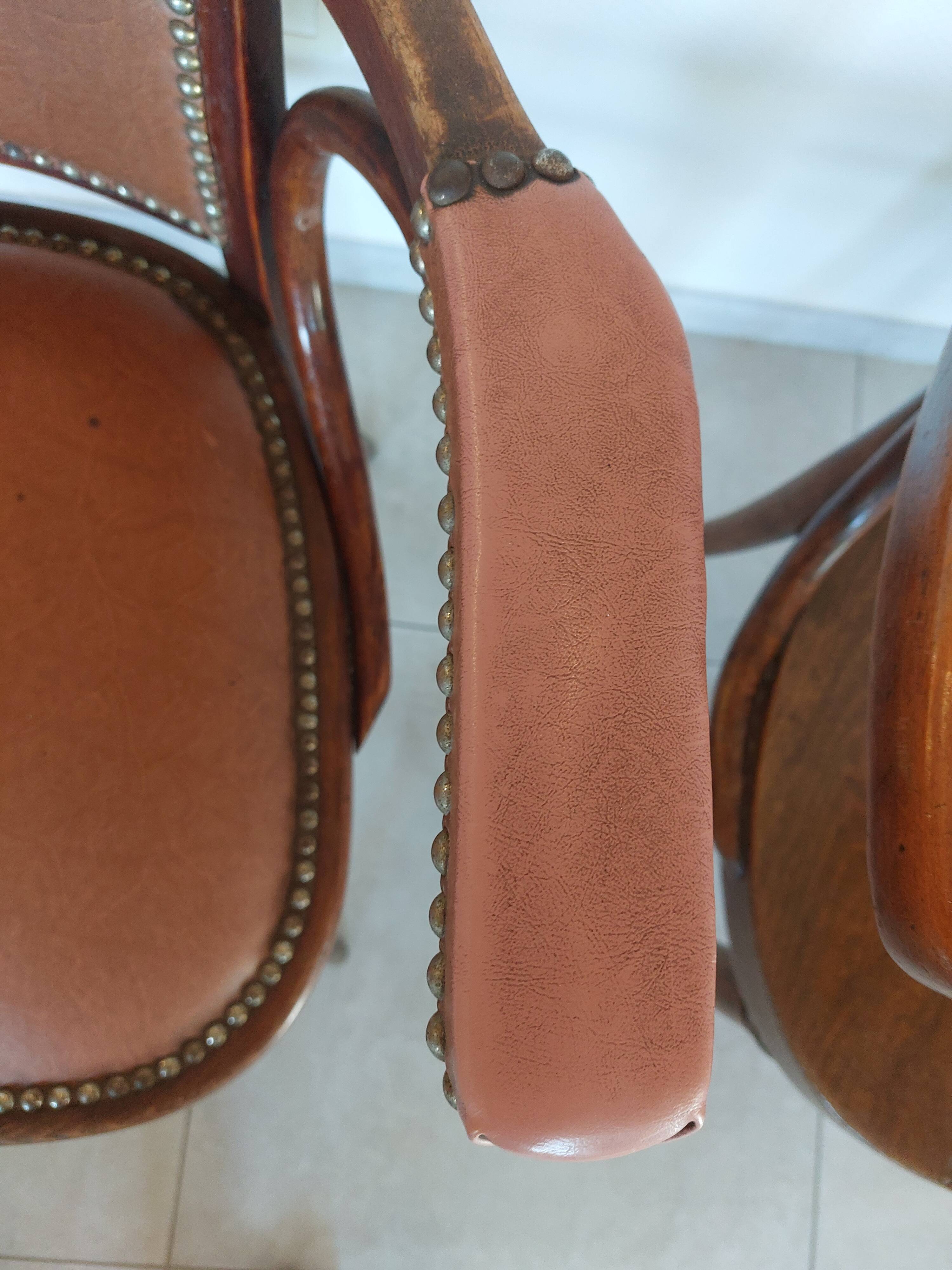 2 vintage Thonet armchairs