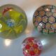 Lot of 3 balls of sulphide, vintage 70s