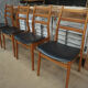 Lot de 6 ancienne chaises vintage 1960