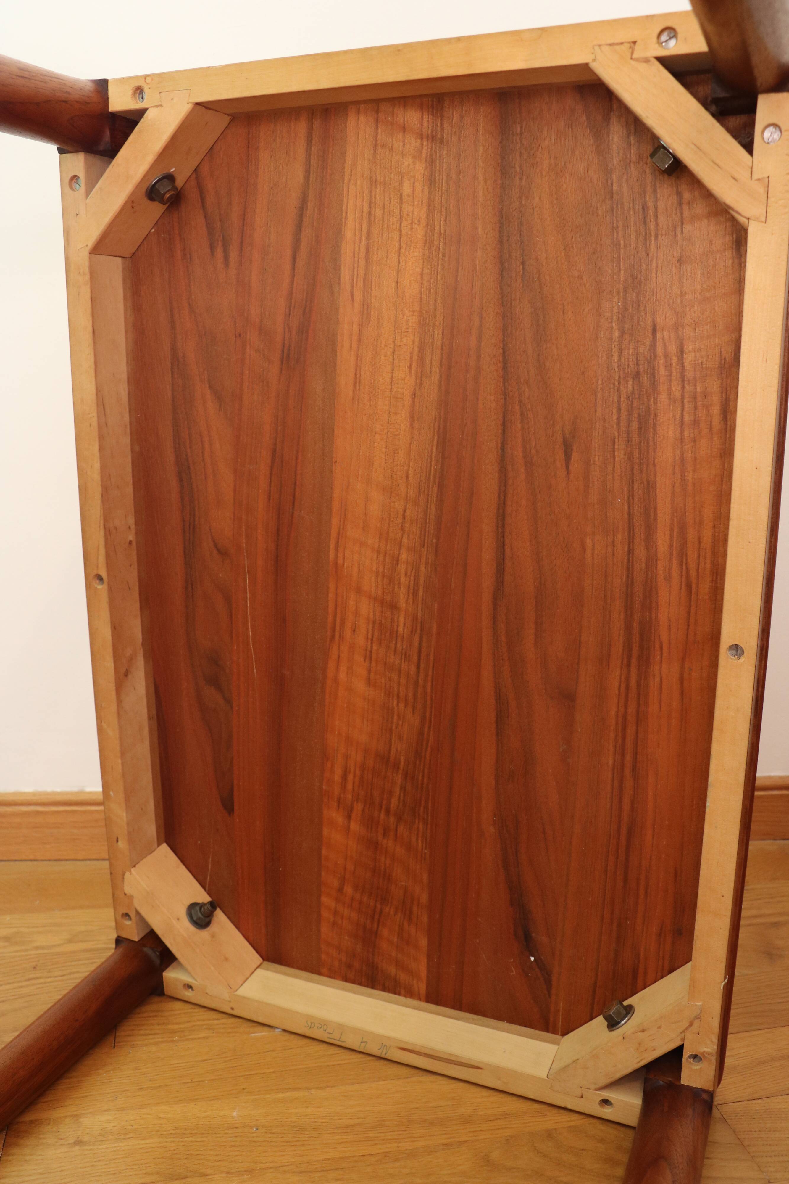 Scandinavian teak side tables by Hugo Troeds.