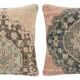 Set of 2 vintage Turkish cushion covers 51x51 cm