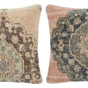 Set of 2 vintage Turkish cushion covers 51x51 cm
