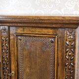 Vintage Oak Bookcase, 1940s