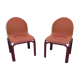 Paire de chaises Gae Aulenti pour Knoll-international