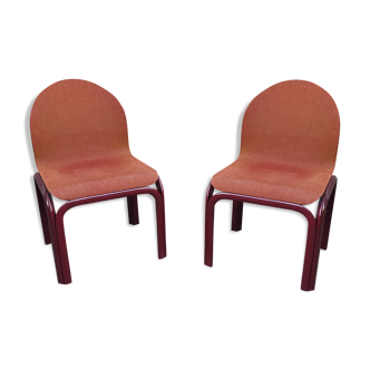 Pair of Gae Aulenti chairs for Knoll-international