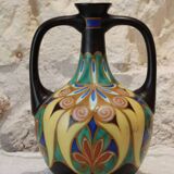 Glazed ceramic vase from the Gouda pottery, circa 1930