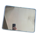 Large metallic blue barber mirror