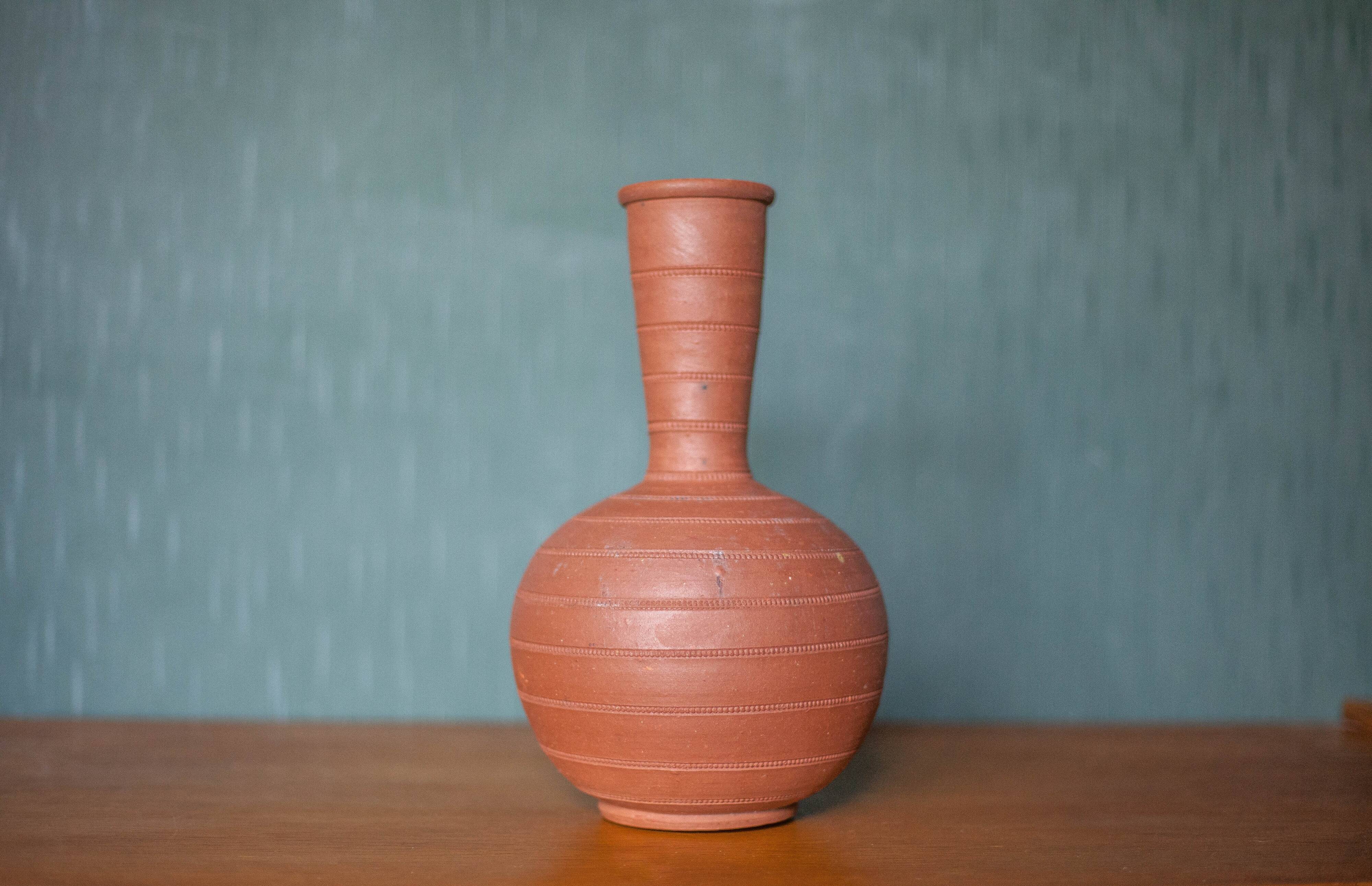 Vintage terracotta vase