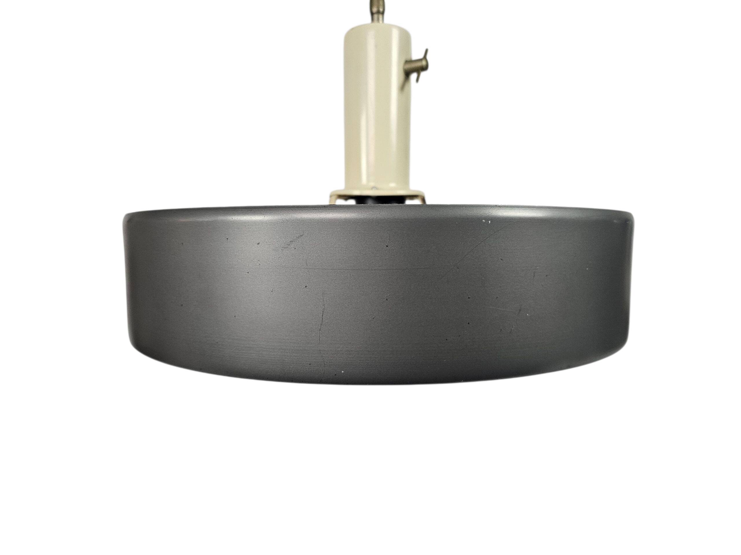 Anvia Almelo - J. Hoogervorst - "model 4017" - Ufo hanging lamp - anthracit