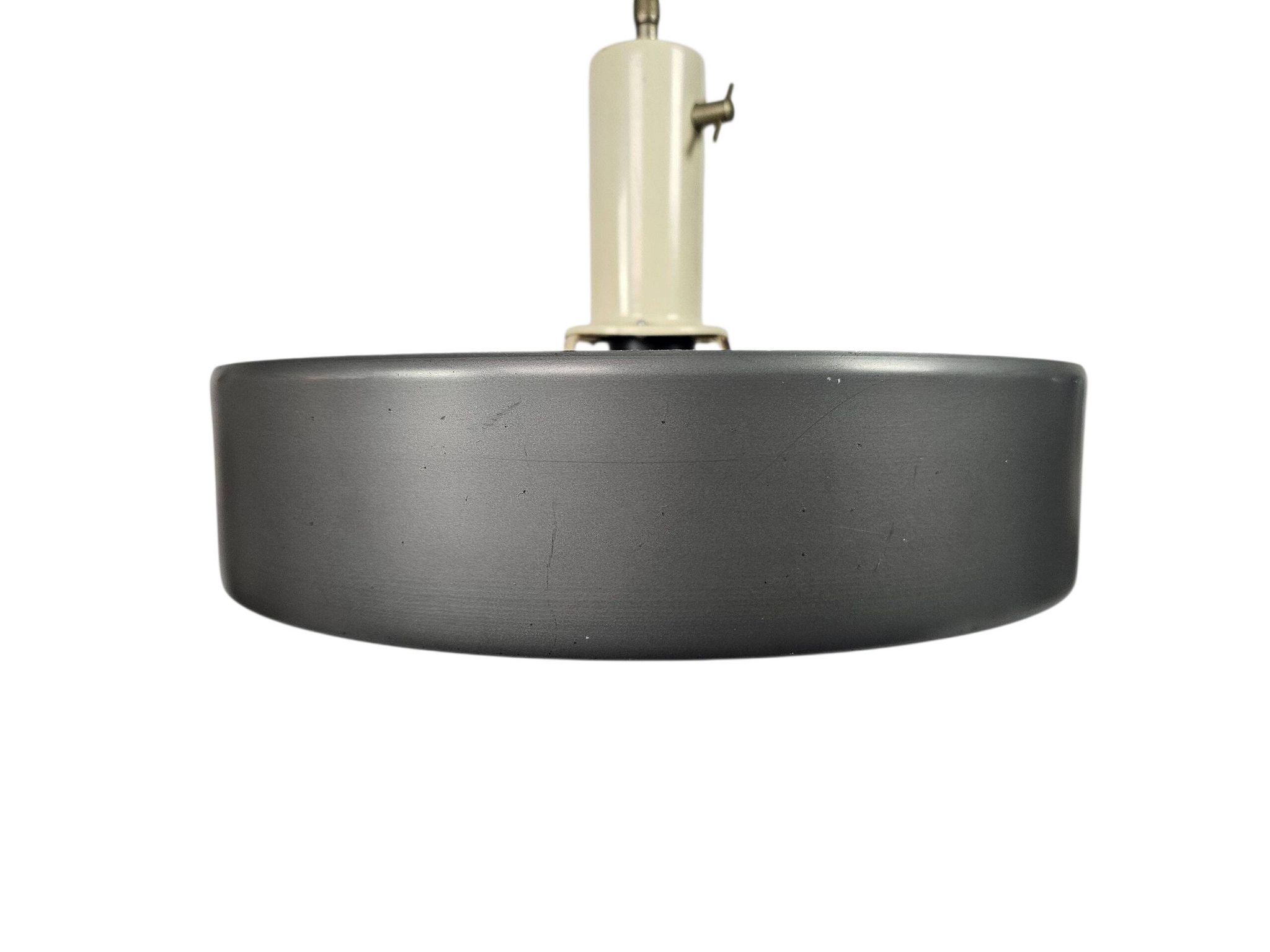 Anvia Almelo - J. Hoogervorst - "modèle 4017" - Lampe suspendue Ufo - anthracite