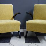 Paire de fauteuils de Jindrich Halabala