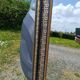 Antique mirror with pediment 152/86 cm