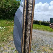 Miroir ancien à fronton 152/86 cm