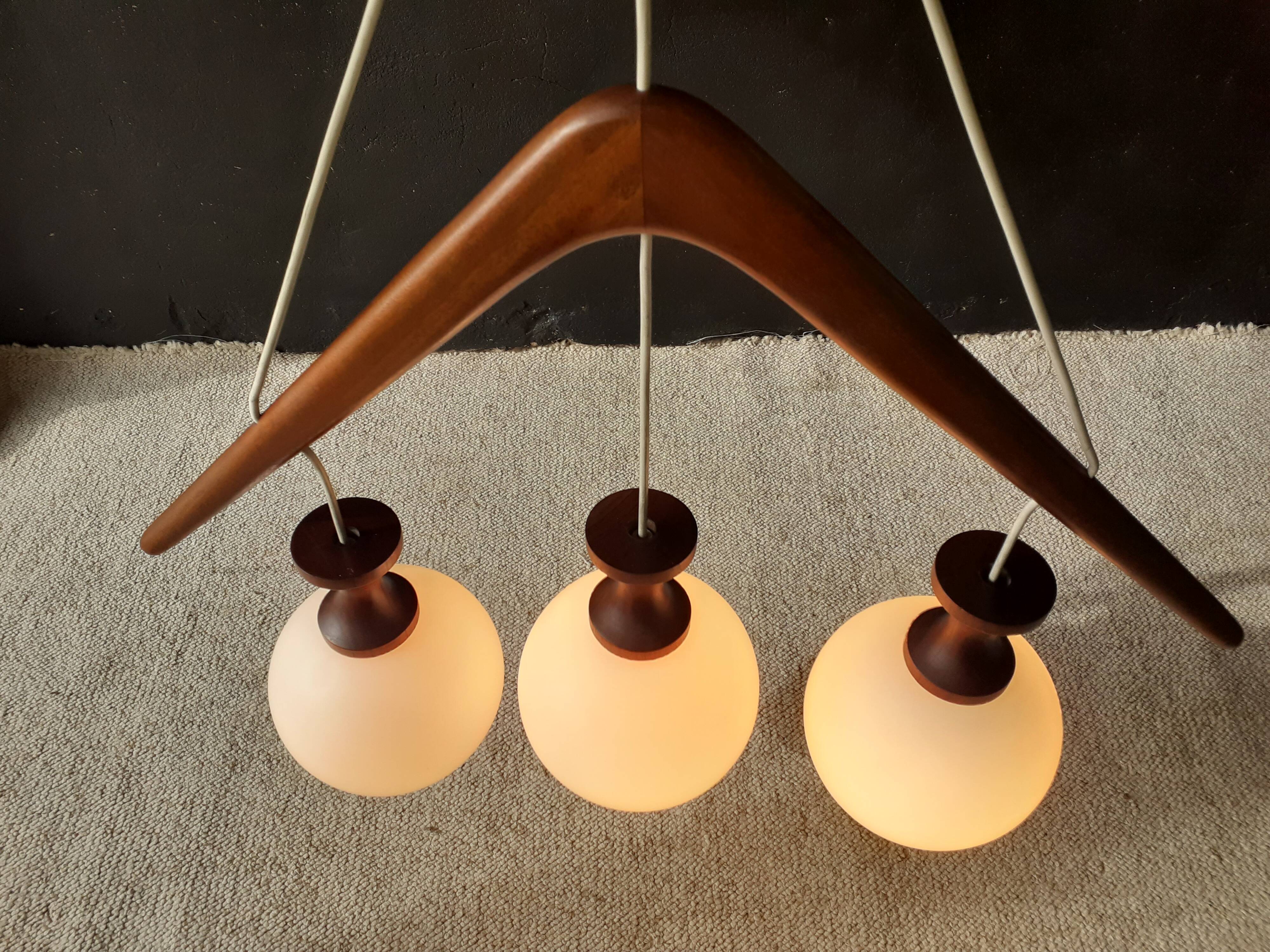 French chandelier Rispal, model 102-39