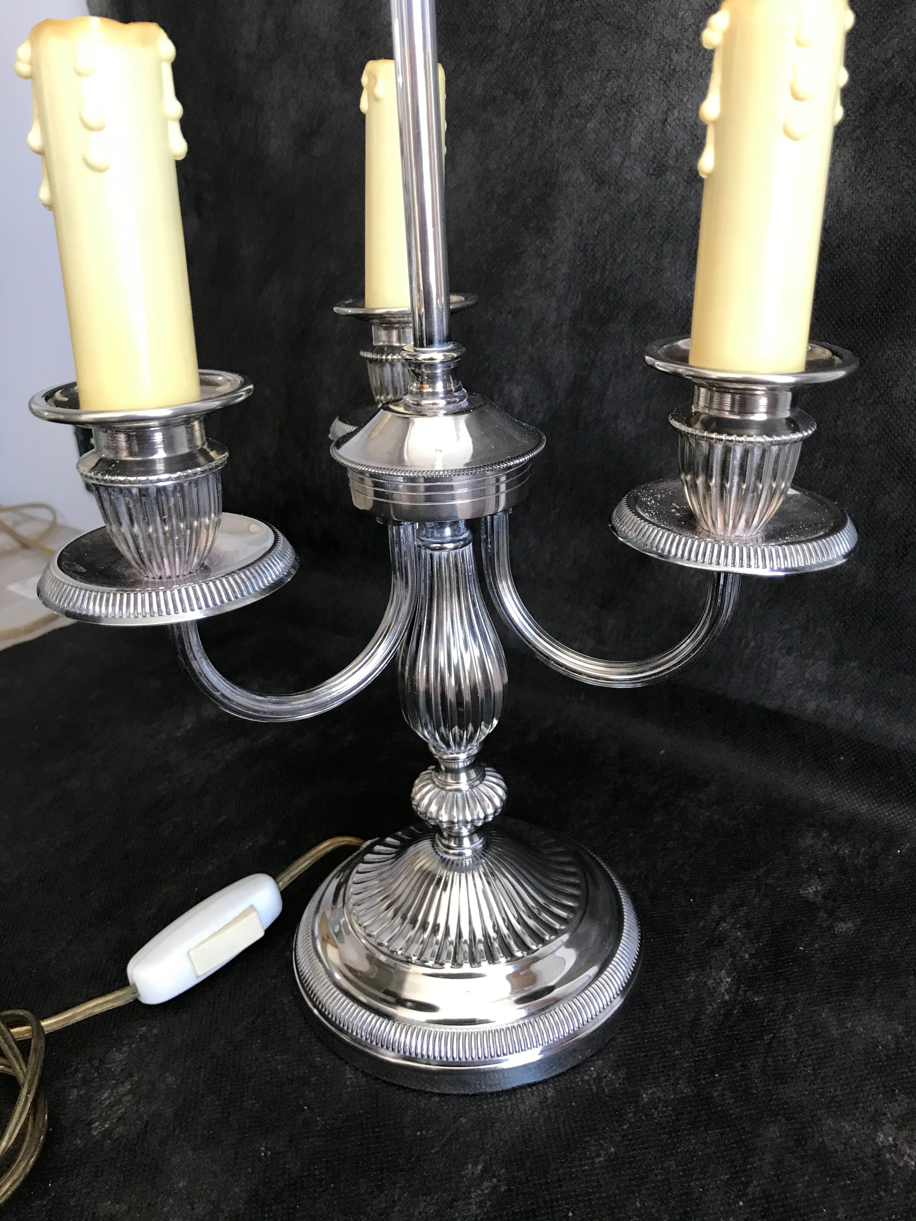 Lampe de bureau candélabre à 3 lumières