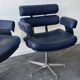 Paire de fauteuils lounge italiens Space Age, 1970