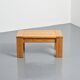 Pine coffee table Les Arcs, circa 1970