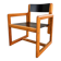 André Sornay armchair in solid pine and black lacquer – circa 1960