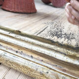 Mirror Louis Philippe flowered 75 x 109 cm