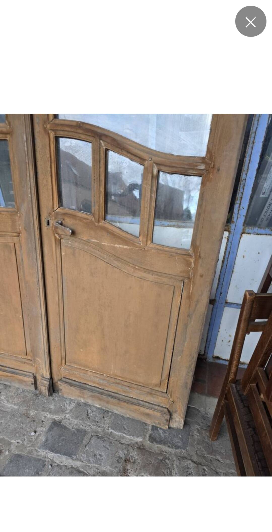 Pair of old Art Nouveau doors